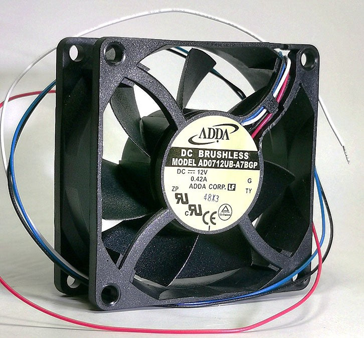 ADDA AD0712UB-A7BGP 12V 0.42A 4wires cooling fan ADDA AD0712UB-A7BGP 12V 0.42A 4wires cooling fan